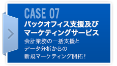 CASE07 バックオフィス支援及びマーケティングサービス