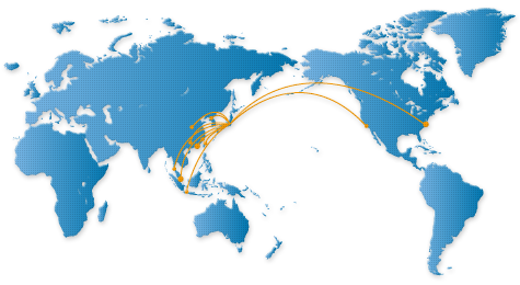 We guarantee client's a peace of mind when it comes to international network.